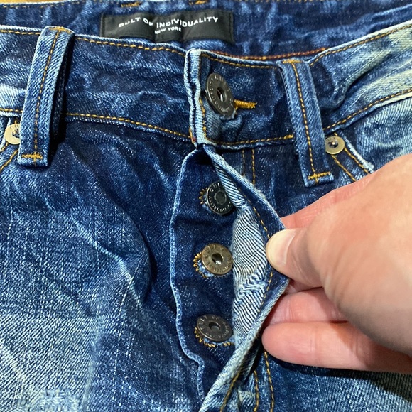 NWT Cult of Individuality Sample Rebel Straight Selvedge Denim Jeans #C197 - Picture 4 of 11